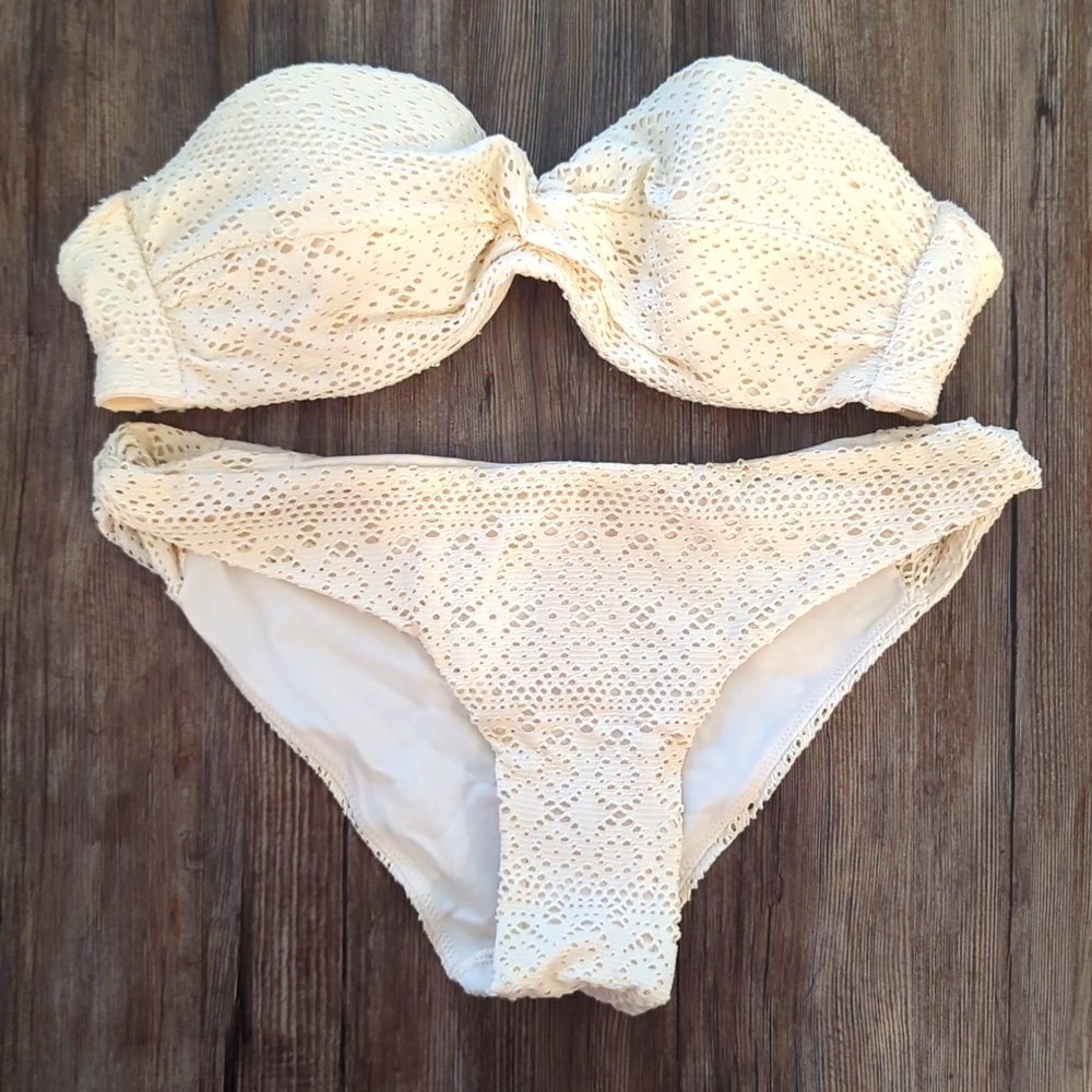 H&M cream bikini